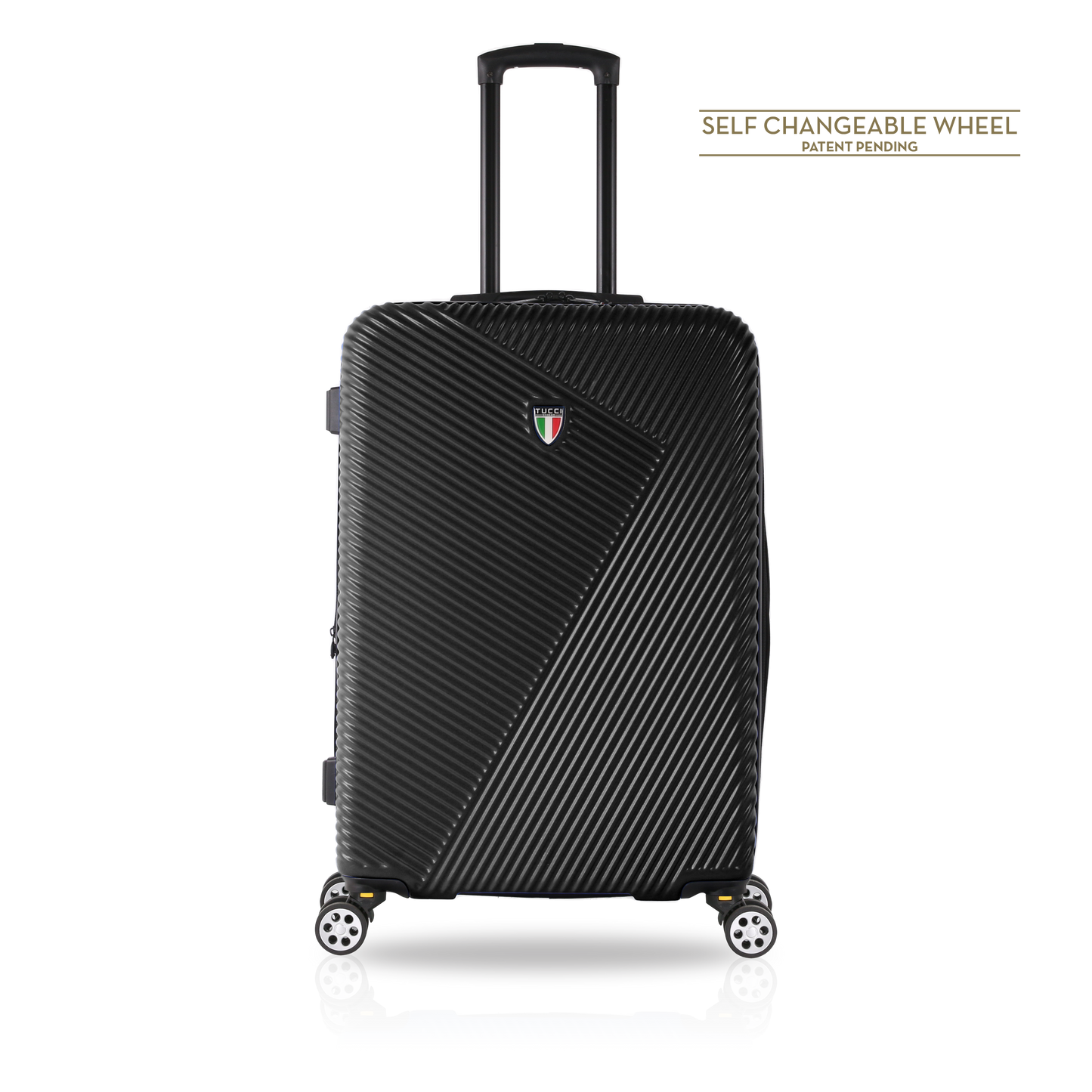 TUCCI Italy TESORO 30" Expandable Large Luggage Suitcase