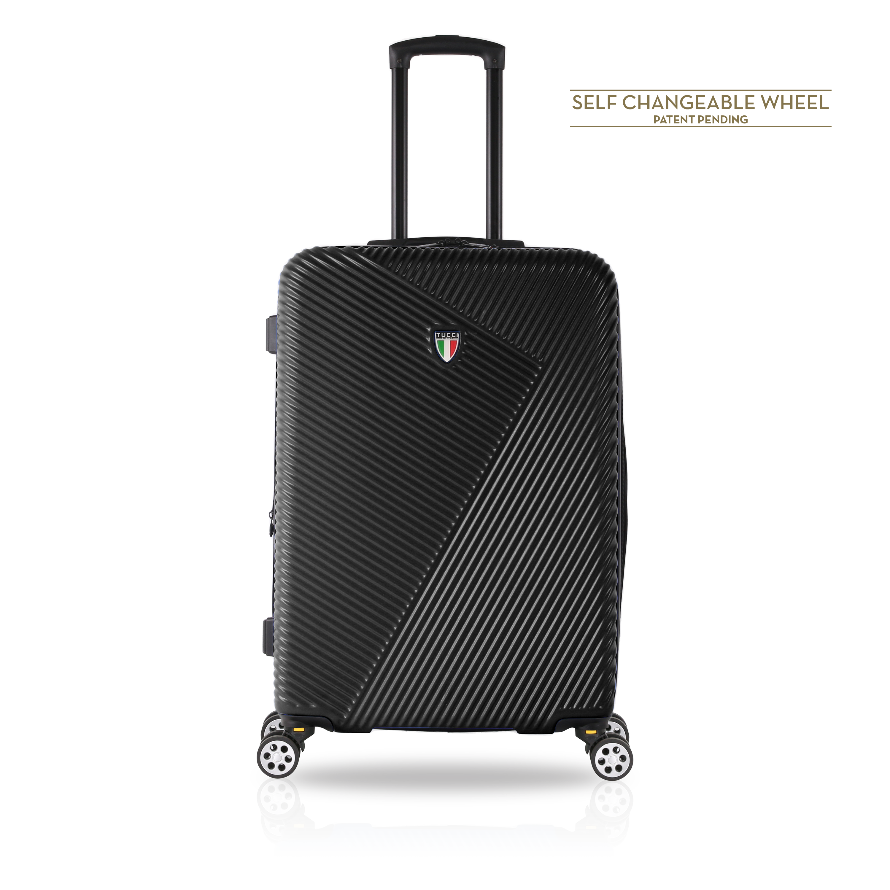 TUCCI Italy TESORO 30" Expandable Large Luggage Suitcase