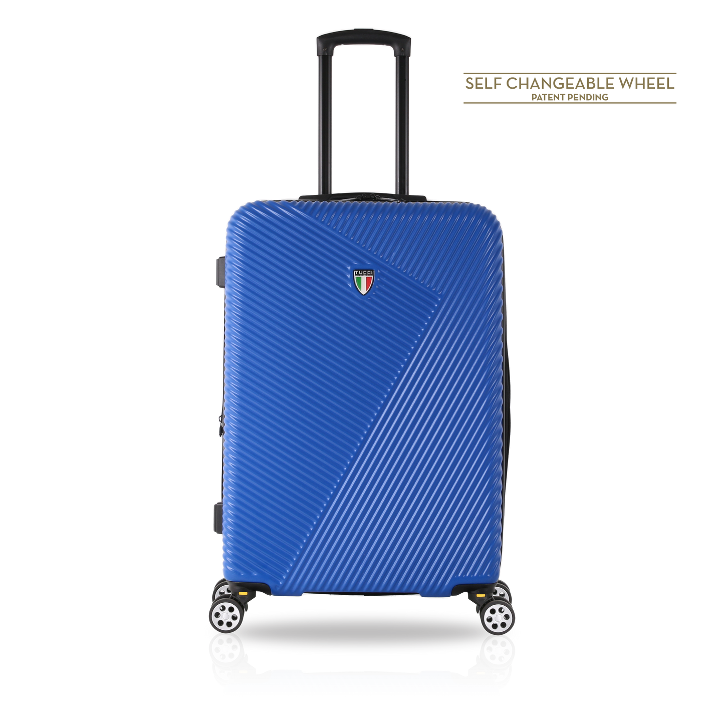 TUCCI Italy TESORO (22", 26", 30") 4-Wheeled Luggage Travel Suitcase