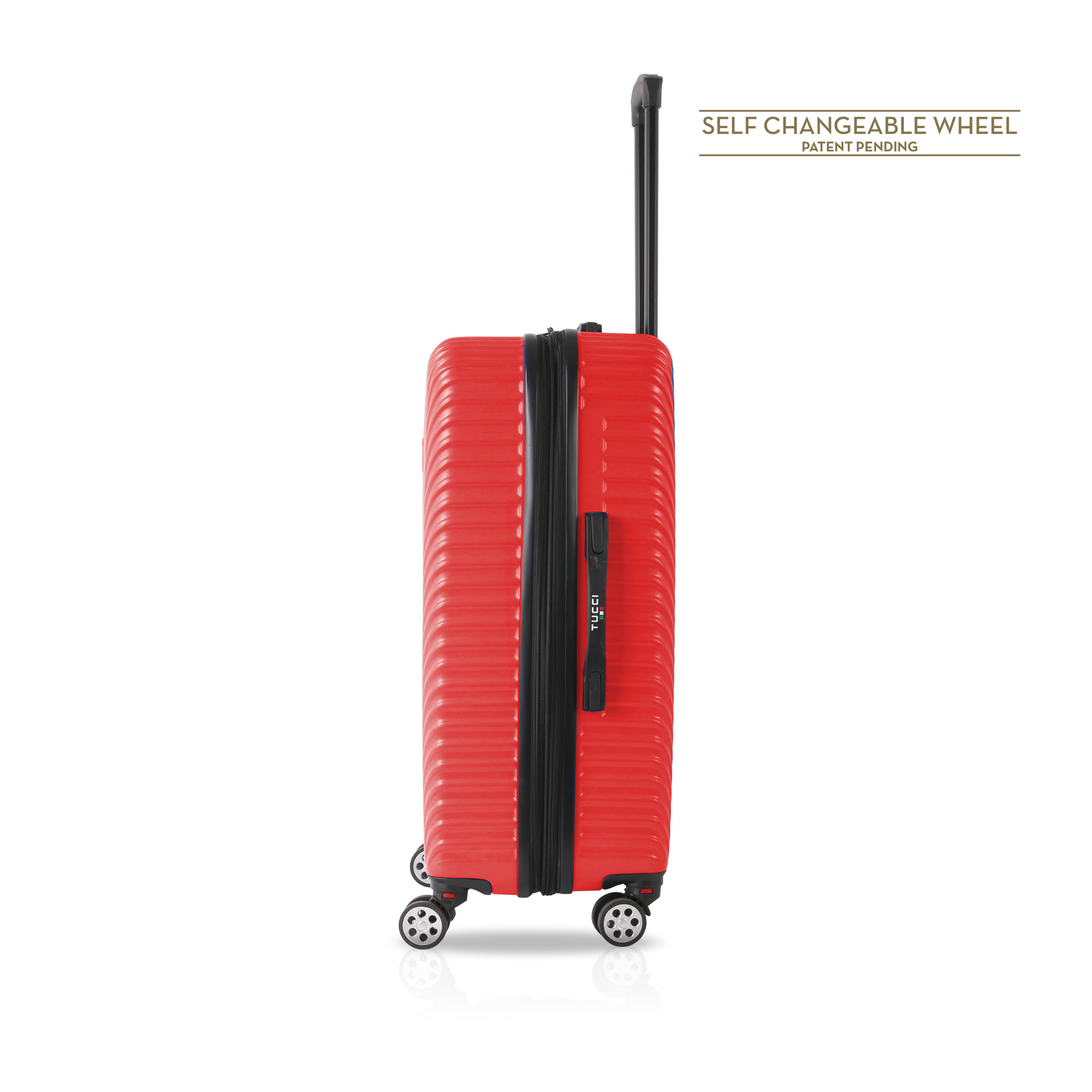 TUCCI Italy TESORO 30" Expandable Large Luggage Suitcase