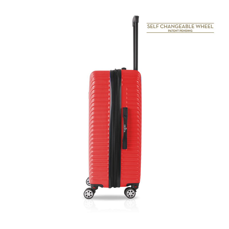 TUCCI Italy TESORO 30" Expandable Large Luggage Suitcase