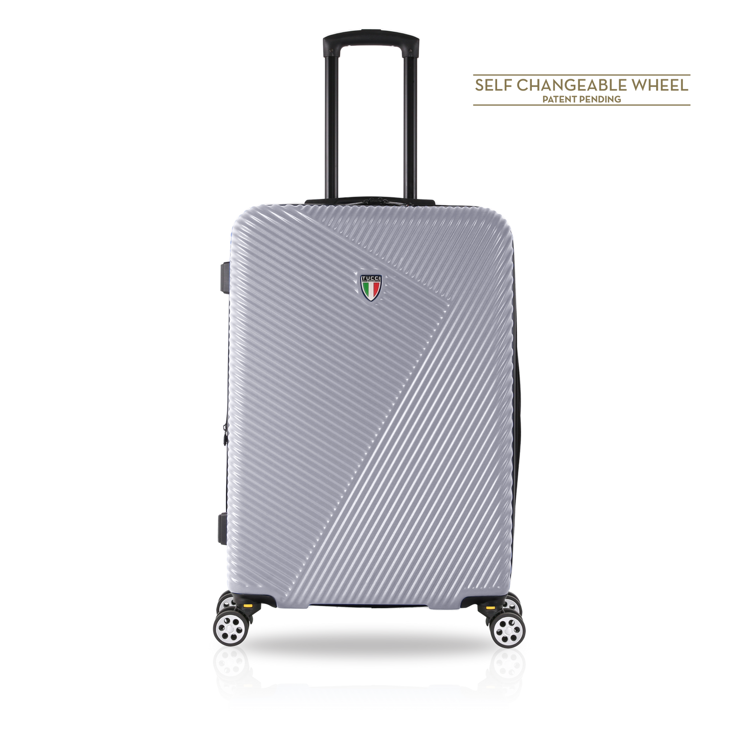 TUCCI Italy TESORO 30" Expandable Large Luggage Suitcase