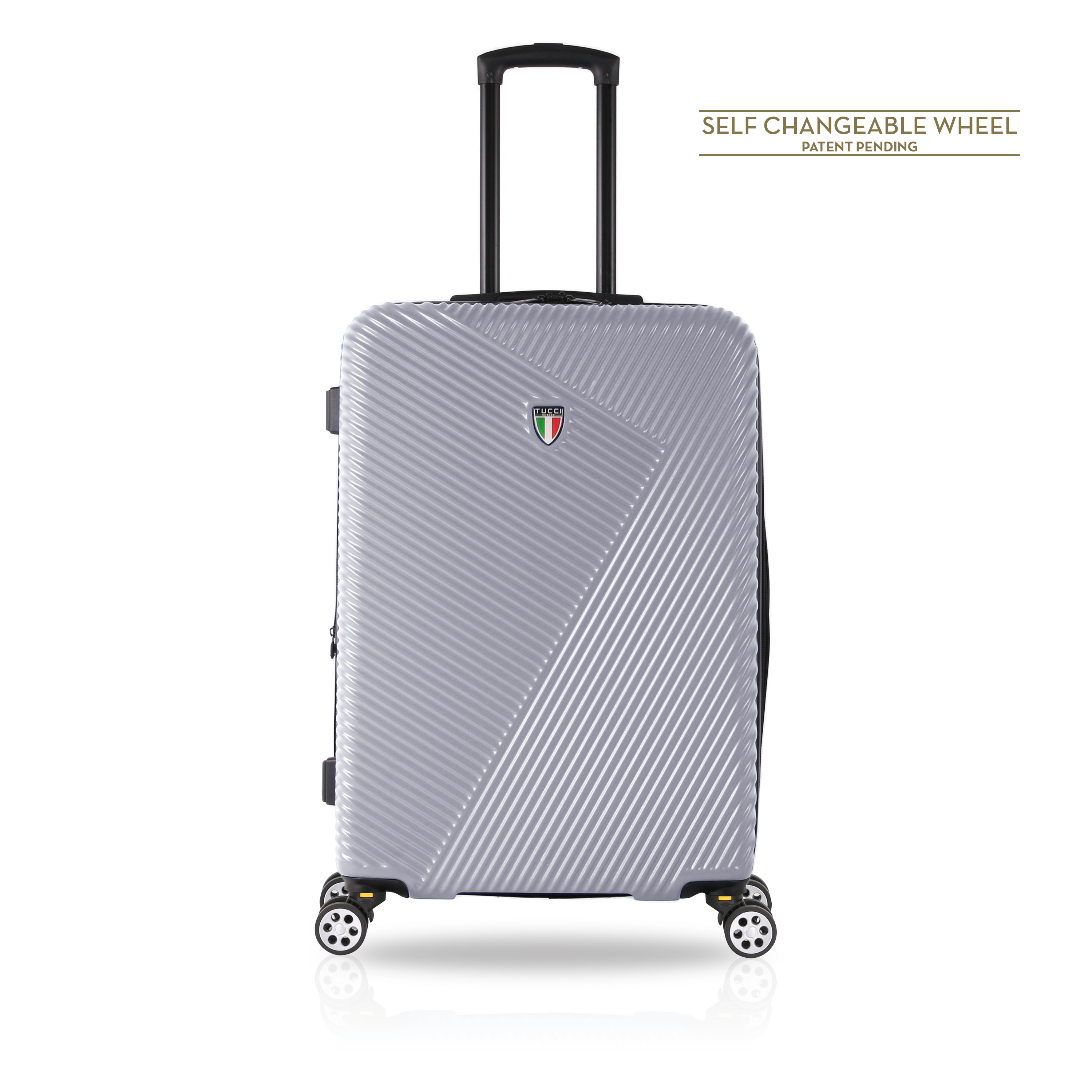 TUCCI Italy TESORO 30" Expandable Large Luggage Suitcase