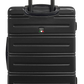 TUCCI Italy LETIZIA (20", 24", 28") Expandable Spinner Wheel Suitcase Black