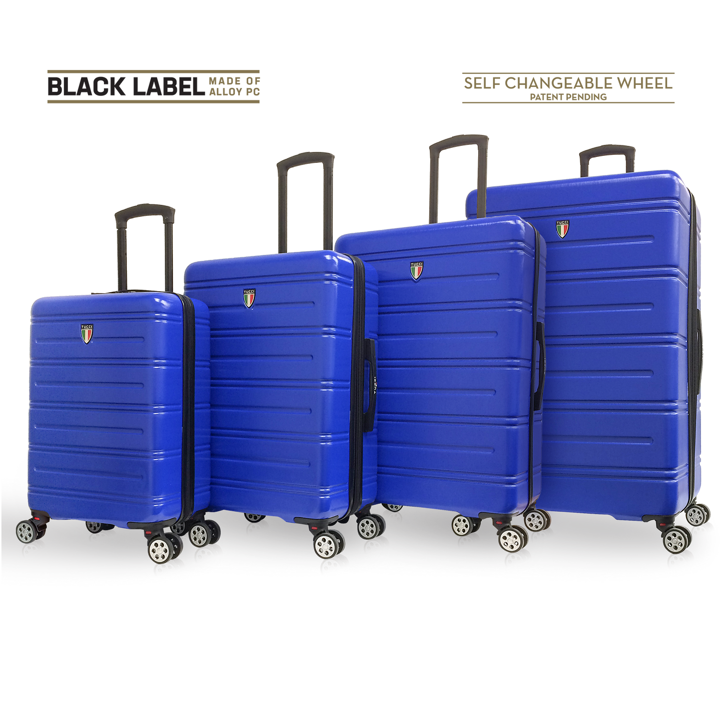 TUCCI Italy LETIZIA (20", 24", 28", 32") Expandable Spinner Wheel Suitcase