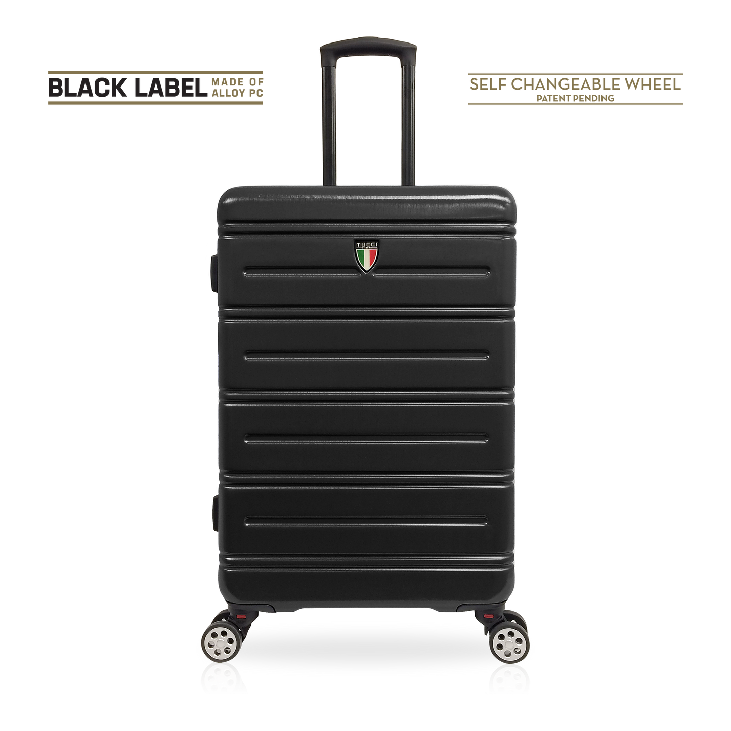 TUCCI Italy LETIZIA (20", 24", 28", 32") Expandable Spinner Wheel Suitcase