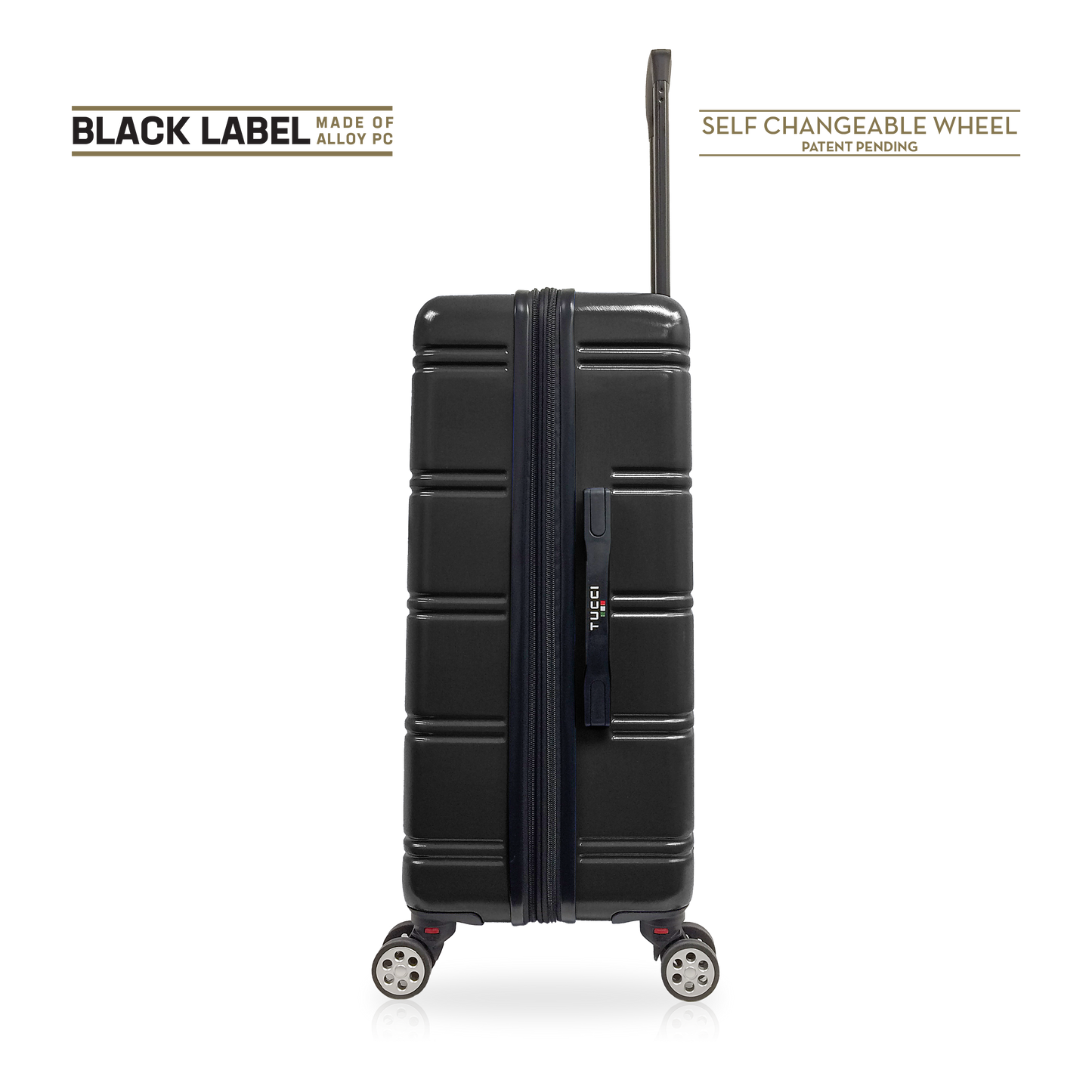 TUCCI Italy LETIZIA (20", 24", 28", 32") Expandable Spinner Wheel Suitcase