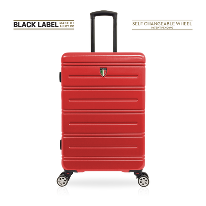 Tucci Black Label Letizia 3-Piece Hardside Spinner Expandable Luggage Set, 20/24/28 Inches