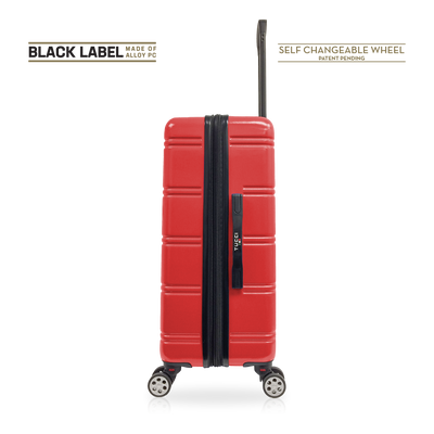 Tucci Black Label Letizia 3-Piece Hardside Spinner Expandable Luggage Set, 20/24/28 Inches