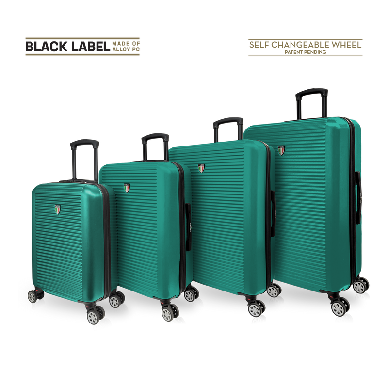 TUCCI Italy GIOIA 4 PC (20", 24", 28", 32") Trolley Luggage Suitcase Collection