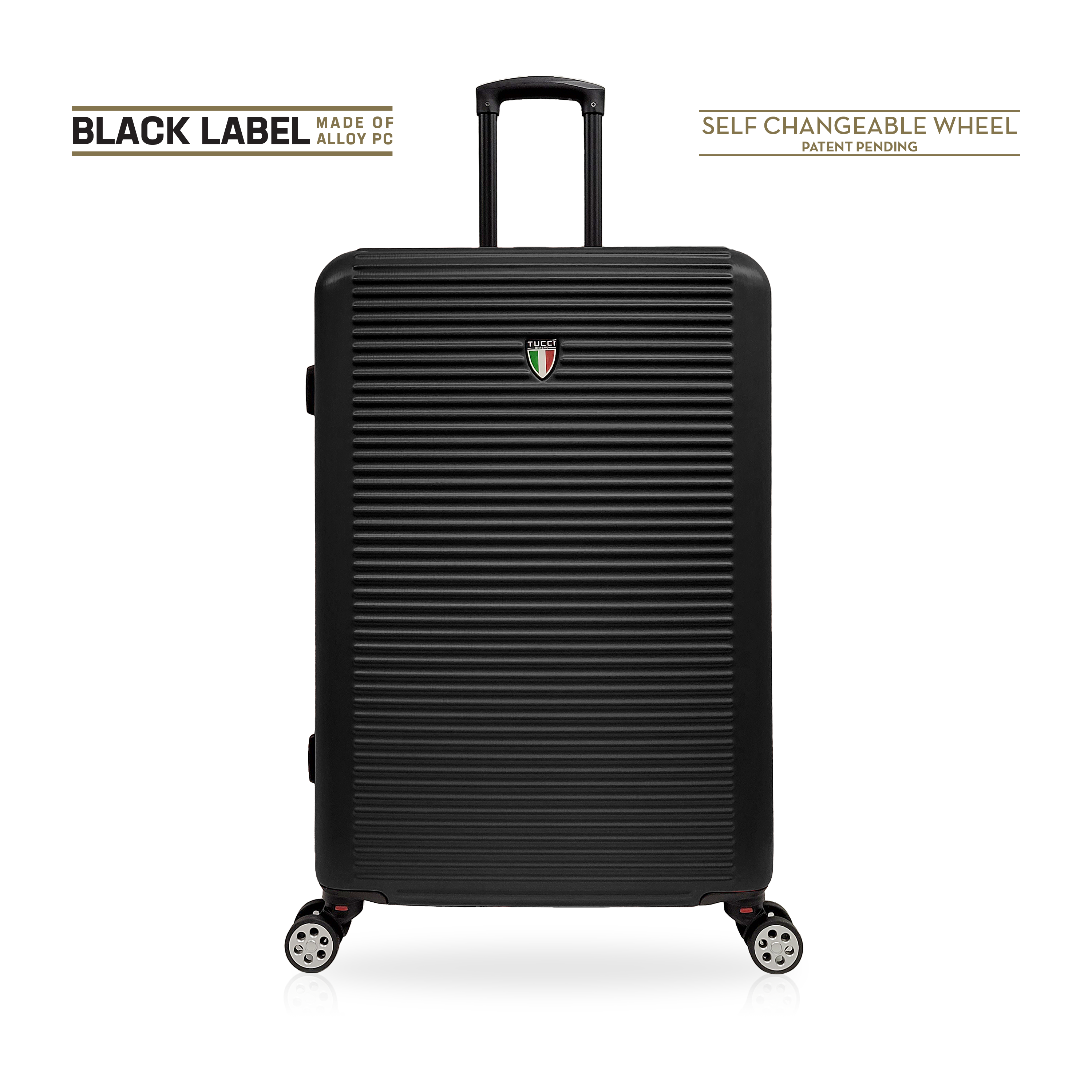 TUCCI Italy GIOIA 28" ABS Hardshell Spinner Wheel Travel Suitcase