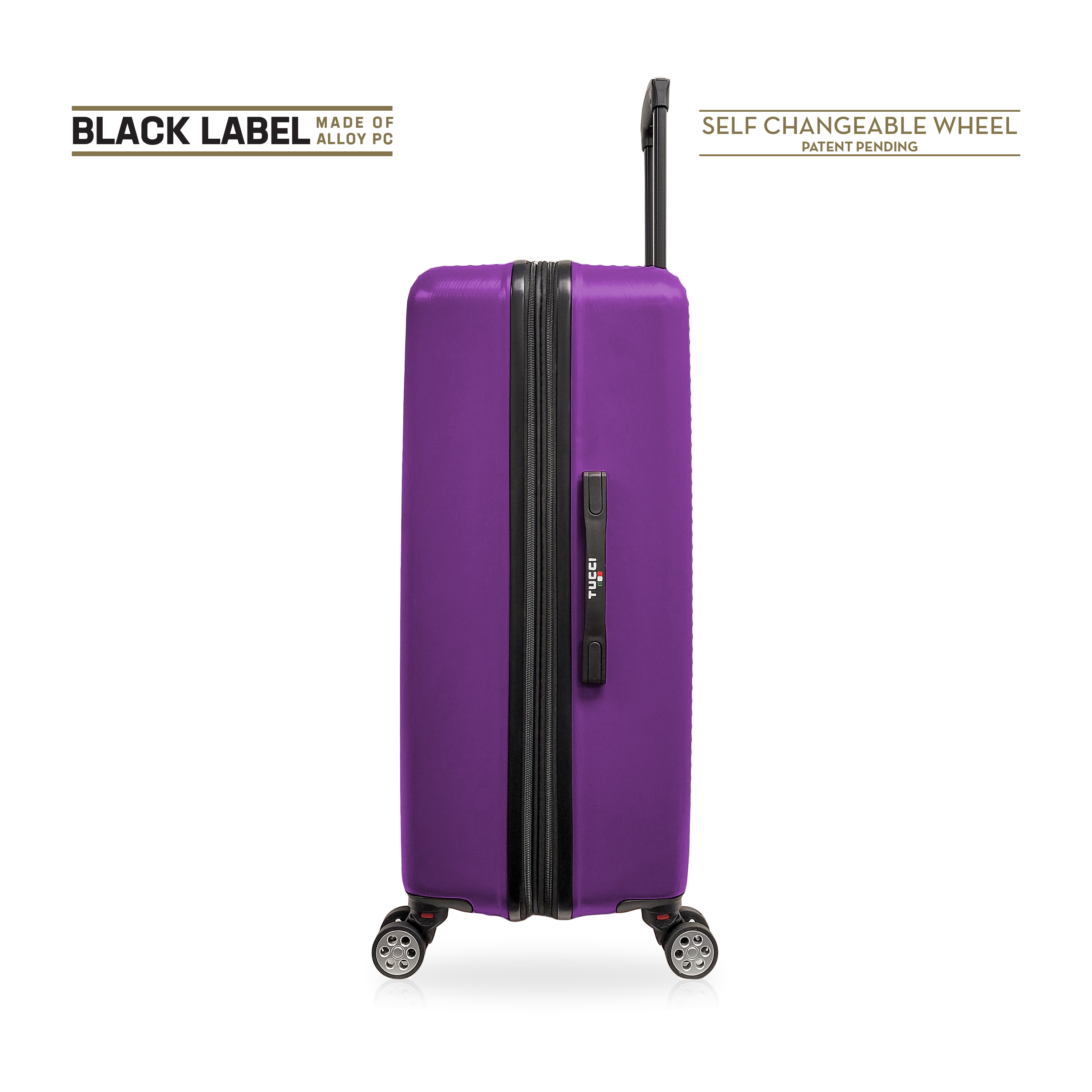 TUCCI Italy 32" GIOIA ABS Hardshell Spinner Wheel Travel Suitcase
