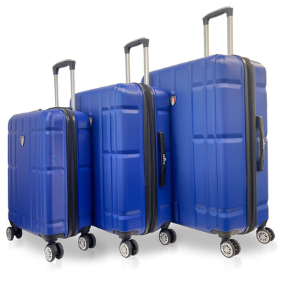 TUCCI Italy SPOSTARSI ABS (20", 24", 28") 3 PC Luggage Suitcase Set