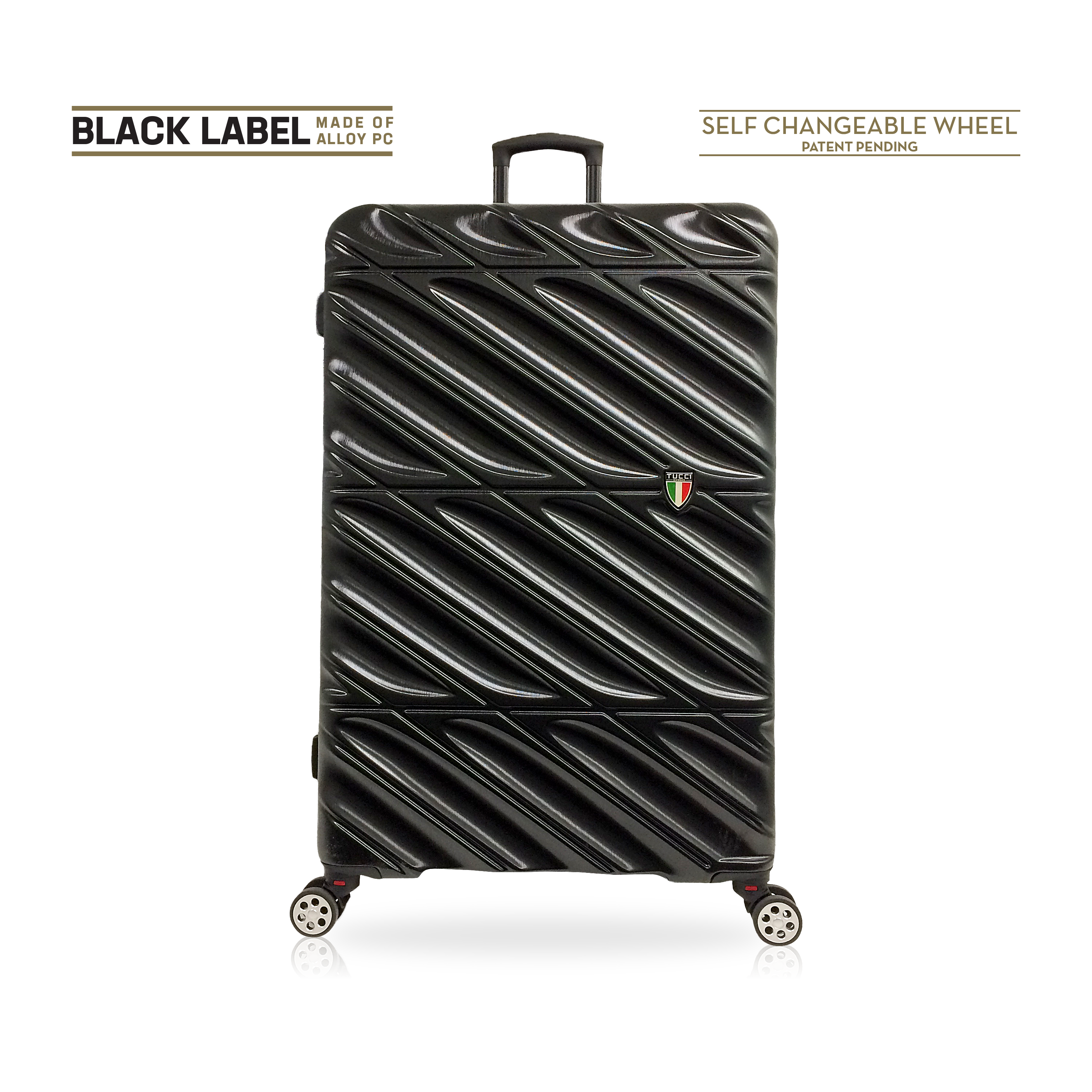 TUCCI Italy SELVATICO 20 Durable Luggage Travel Suitcase