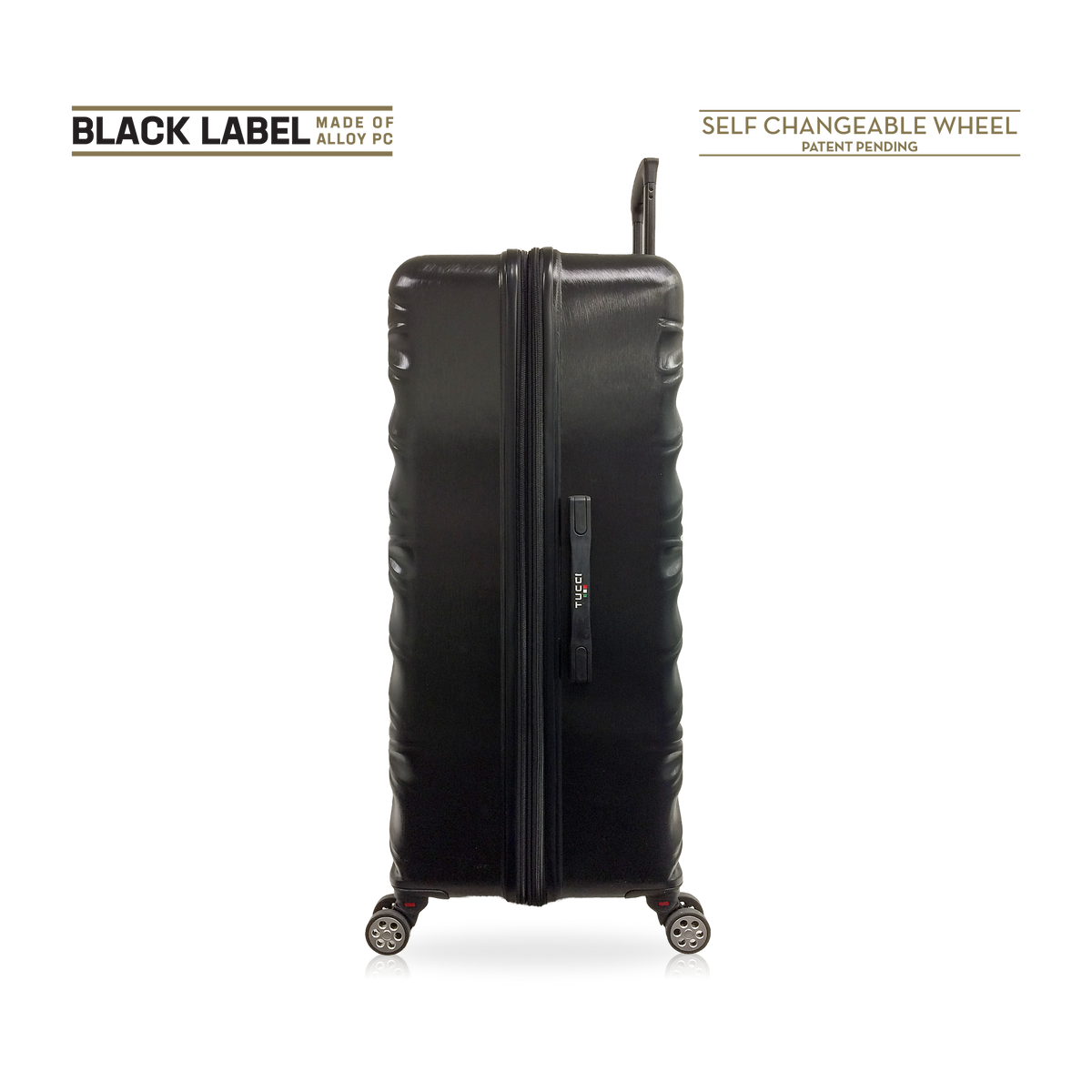 TUCCI SELVATICO 28" Large Expandable Travel Suitcase