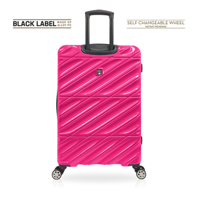 Tucci Black Label Selvatico 3-Piece Hardside Spinner Expandable Luggage Set, 20/24/28 Inches