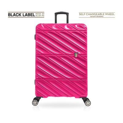 Tucci Black Label Selvatico 3-Piece Hardside Spinner Expandable Luggage Set, 20/24/28 Inches