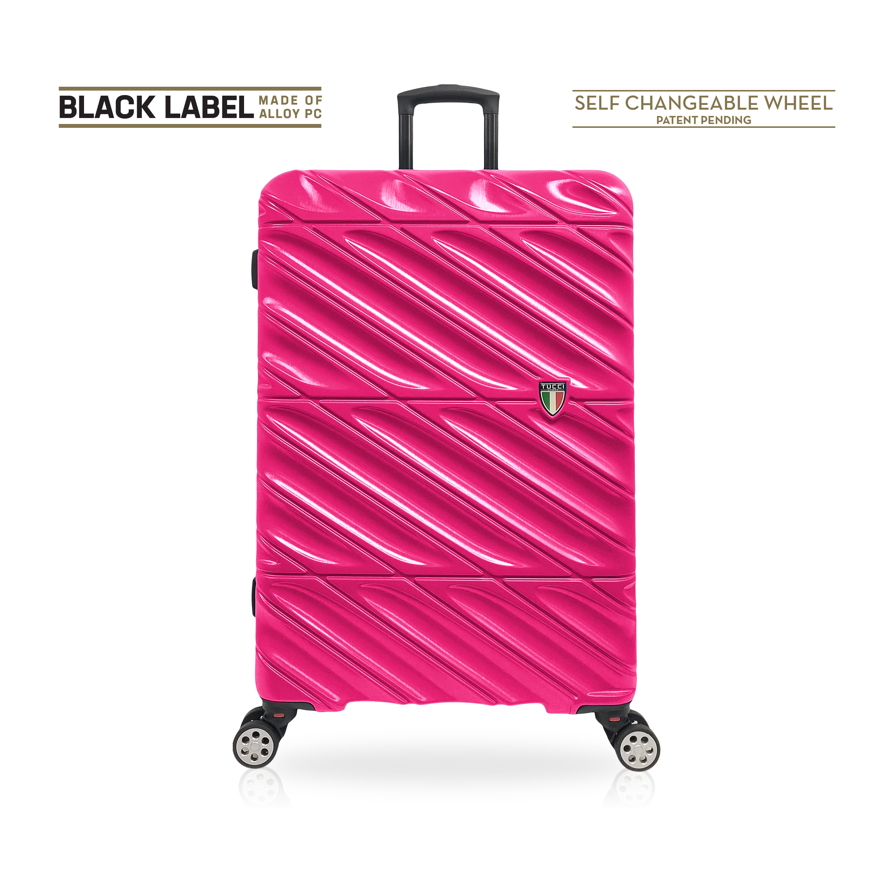 TUCCI Italy SELVATICO 24" 4-Wheeled Medium Spinner Suitcase