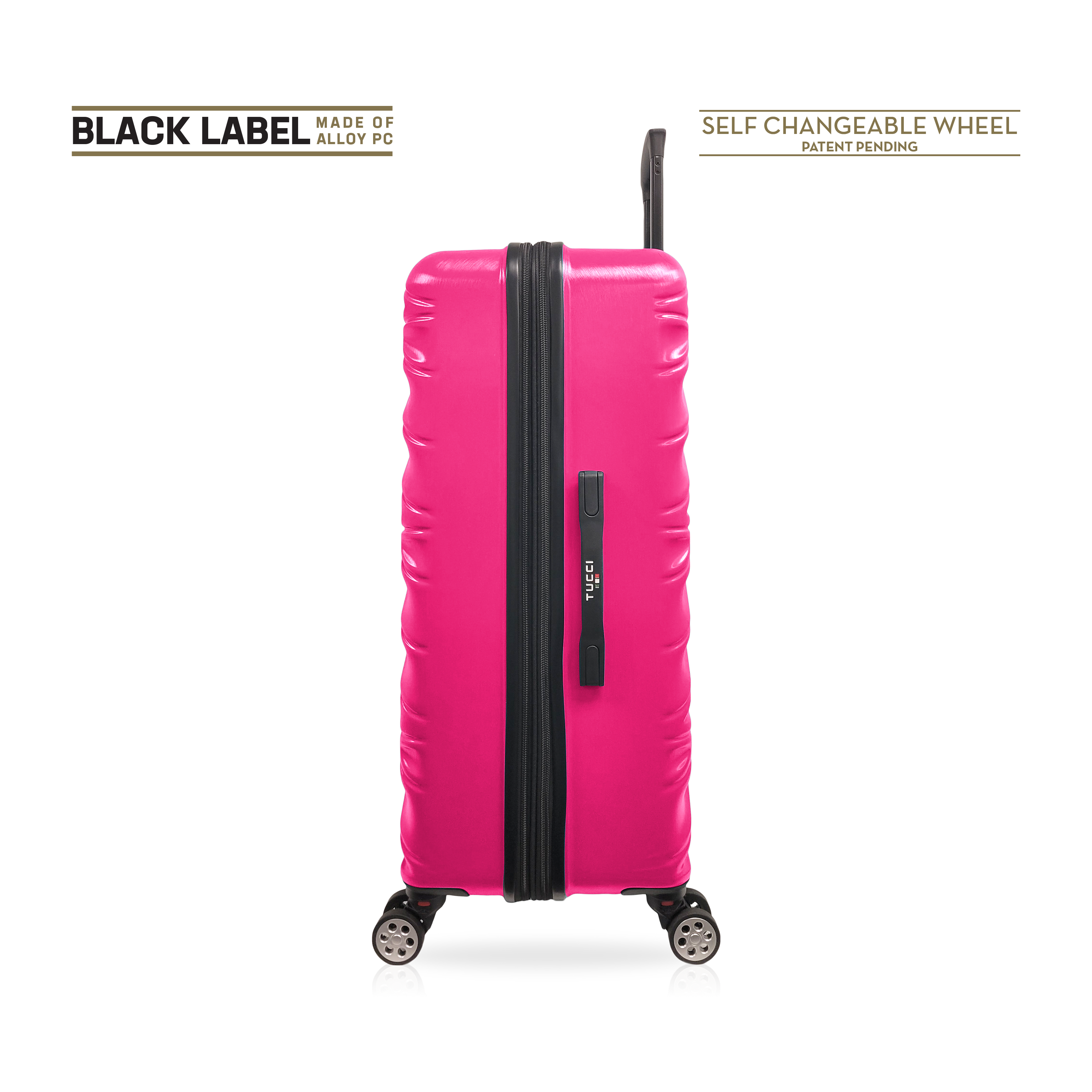 TUCCI SELVATICO 28" Large Expandable Travel Suitcase