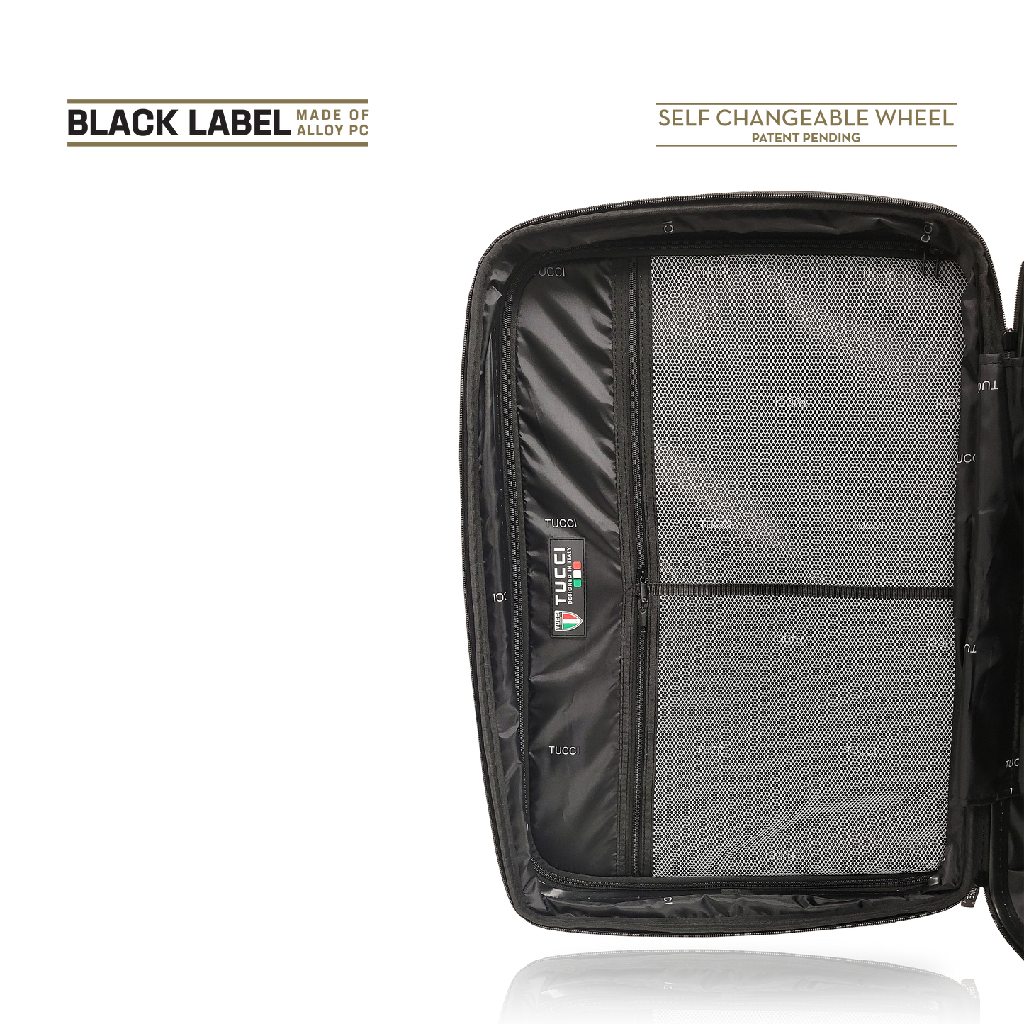 TUCCI Italy SELVATICO (20", 24", 28", 32") Trolley Suitcase Luggage Set