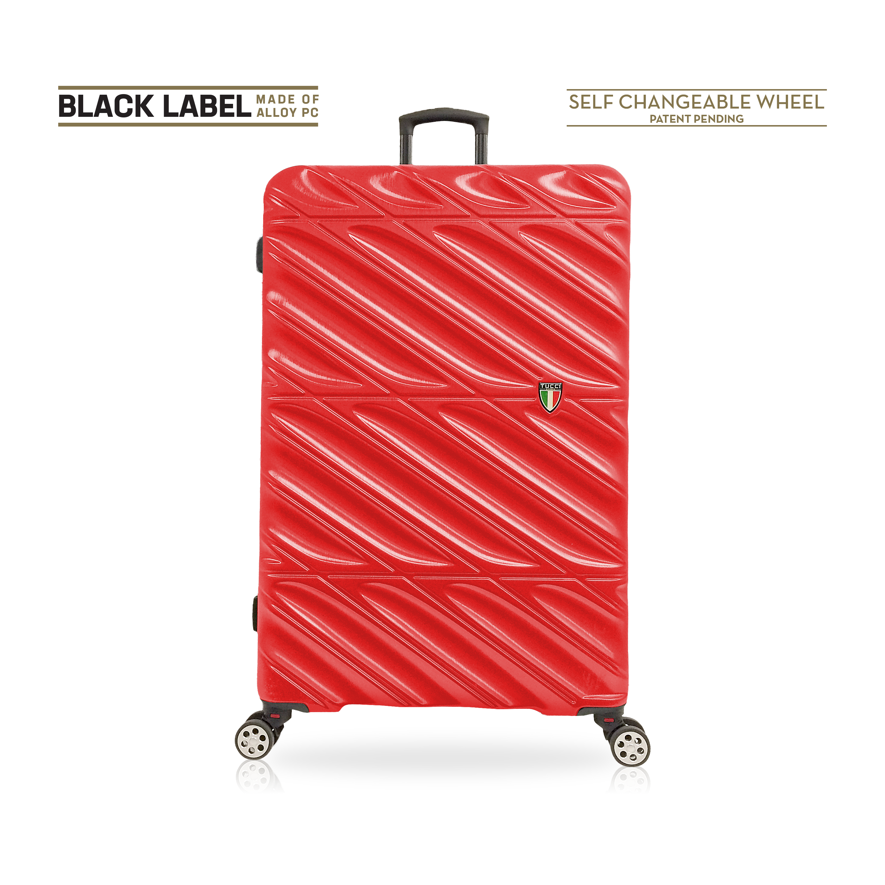 TUCCI Italy SELVATICO 24" 4-Wheeled Medium Spinner Suitcase