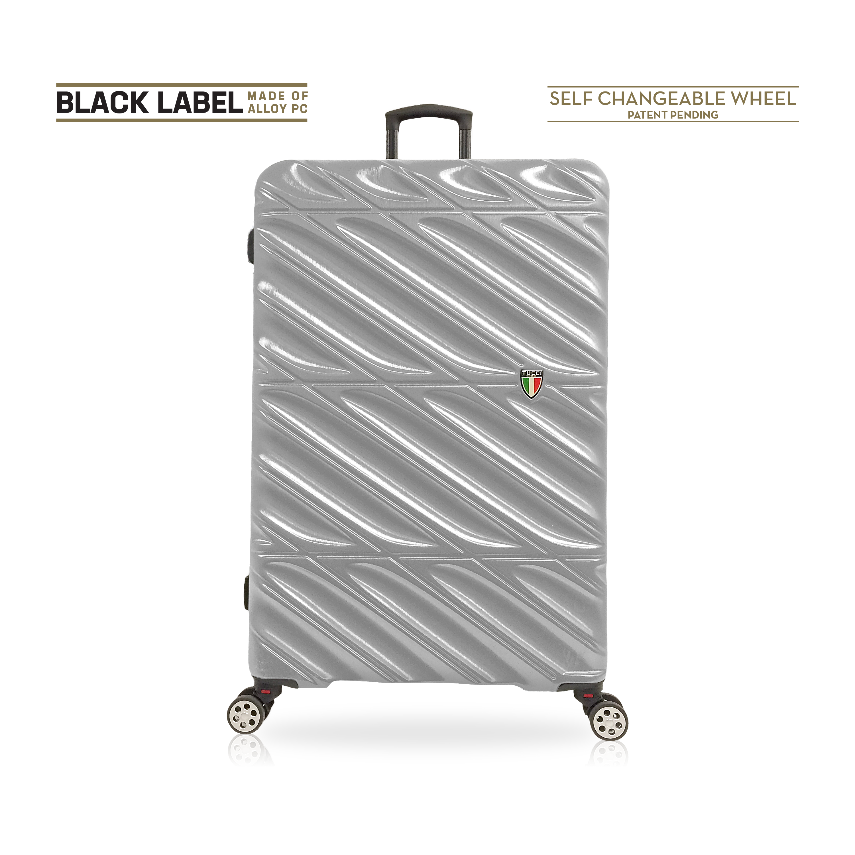 TUCCI Italy SELVATICO 24" 4-Wheeled Medium Spinner Suitcase