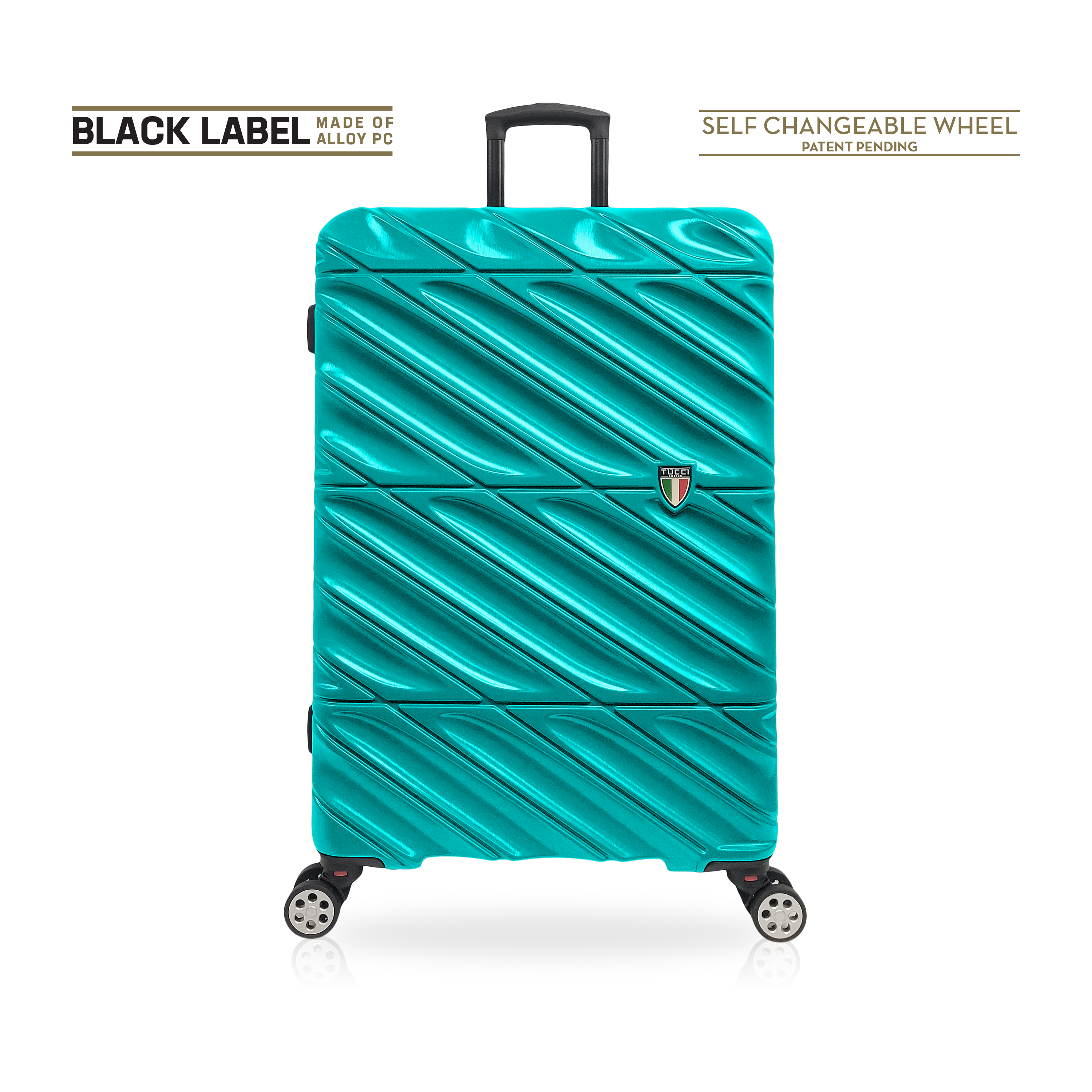 TUCCI Italy SELVATICO 24" 4-Wheeled Medium Spinner Suitcase