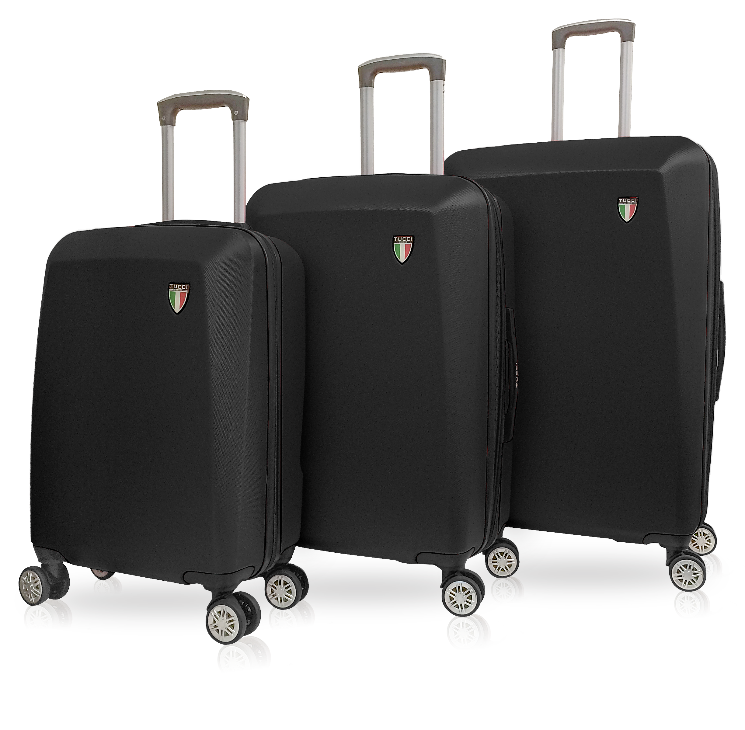 TUCCI Italy GIOCO 3 PC ABS (20", 24", 28") Travel Suitcase Set