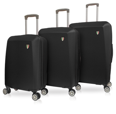 TUCCI Italy GIOCO 3 PC ABS (20", 24", 28") Travel Suitcase Set