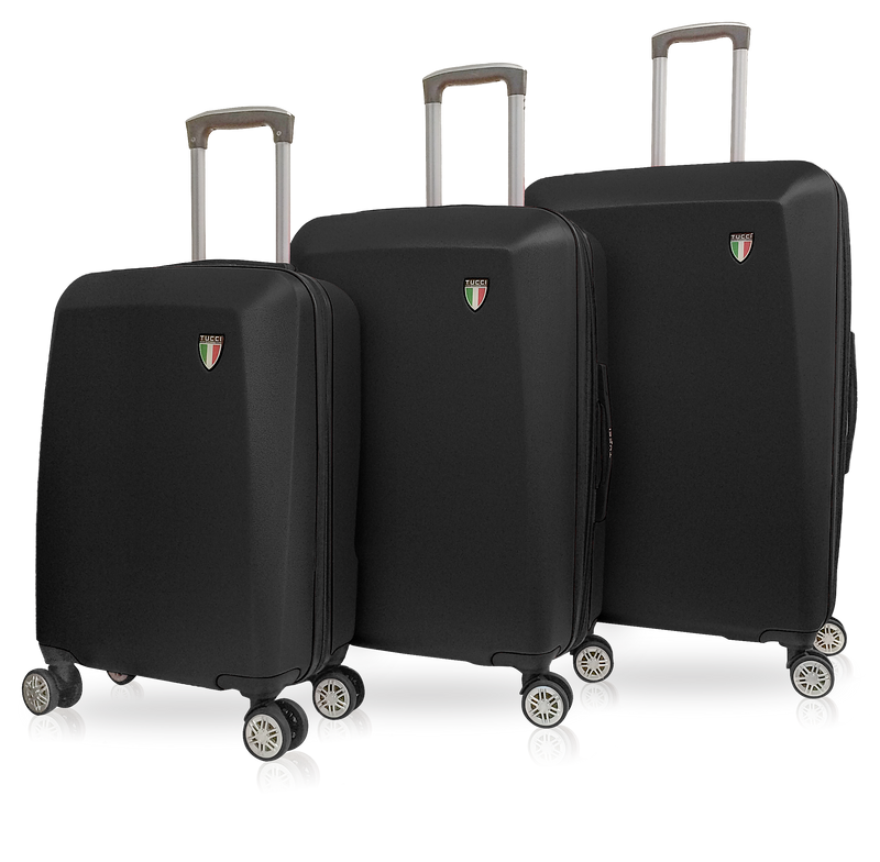 TUCCI Italy GIOCO 3 PC ABS (20", 24", 28") Travel Suitcase Set