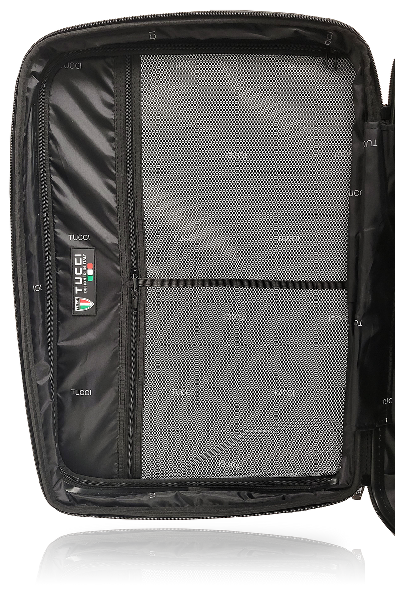 TUCCI Italy GIOCO 24" Spinner Wheel Medium Travel Suitcase