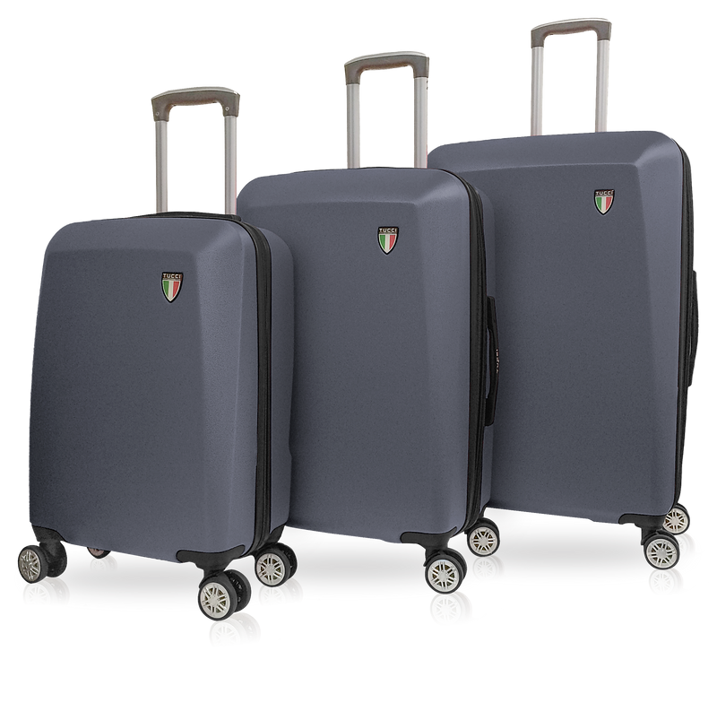 TUCCI Italy GIOCO 3 PC ABS (20", 24", 28") Travel Suitcase Set