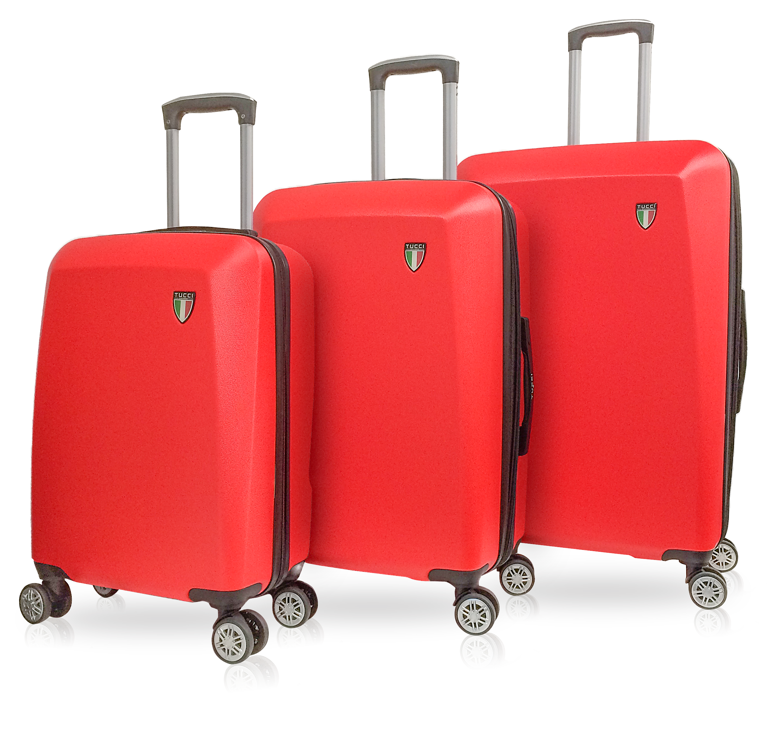 TUCCI Italy GIOCO 3 PC ABS (20", 24", 28") Travel Suitcase Set