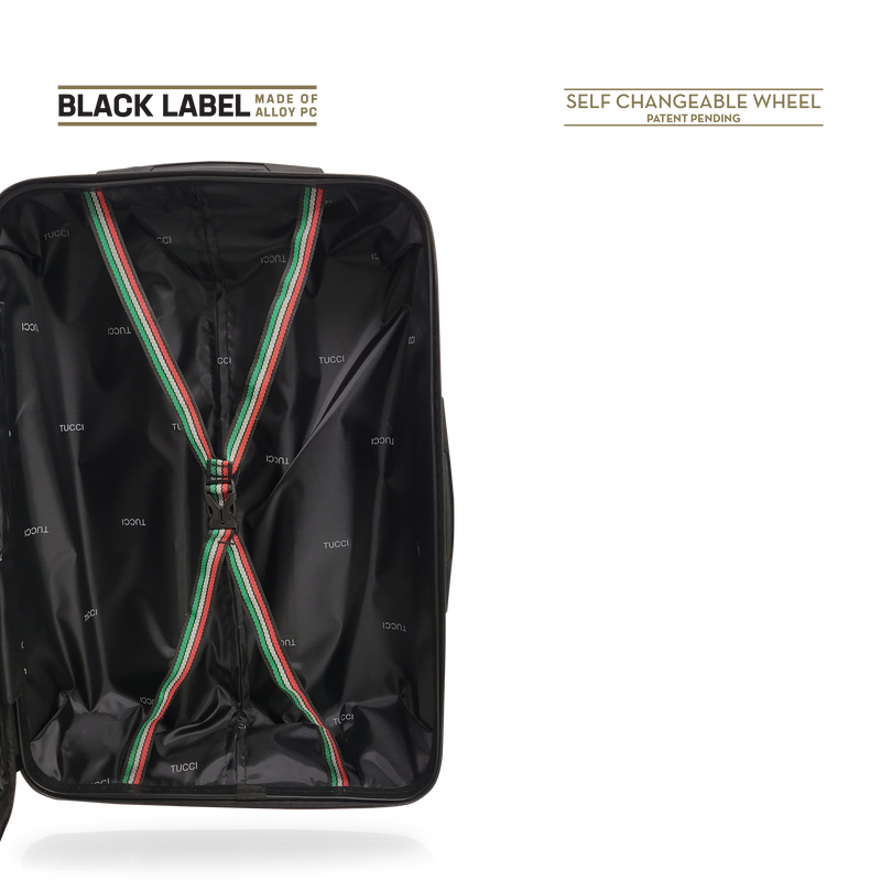 TUCCI Italy IL CAMMINO 22" Hardshell Luggage Suitcase