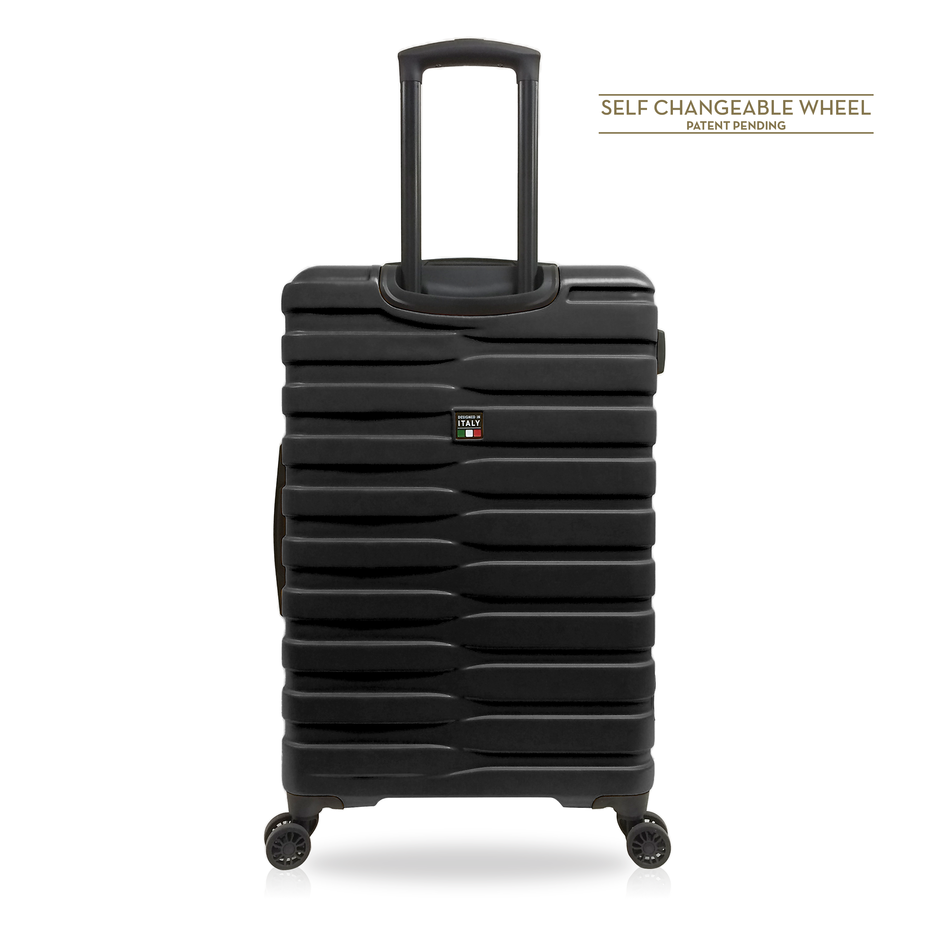 TUCCI Italy LA GITA 3 PC Spinner Hard Side Rolling Suitcase