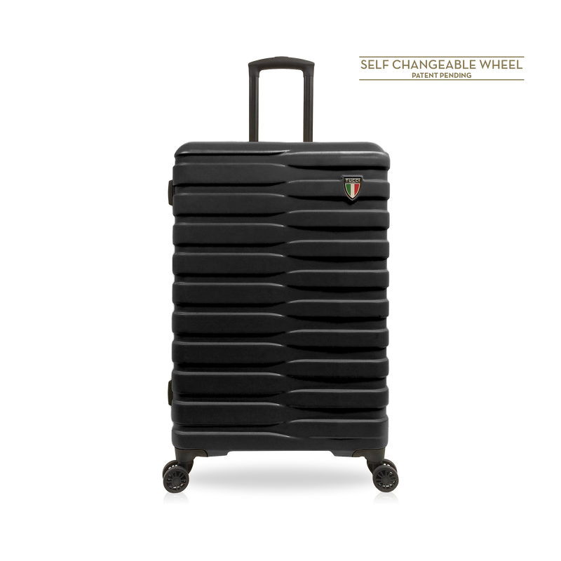 TUCCI Italy LA GITA 3 PC Spinner Hard Side Rolling Suitcase
