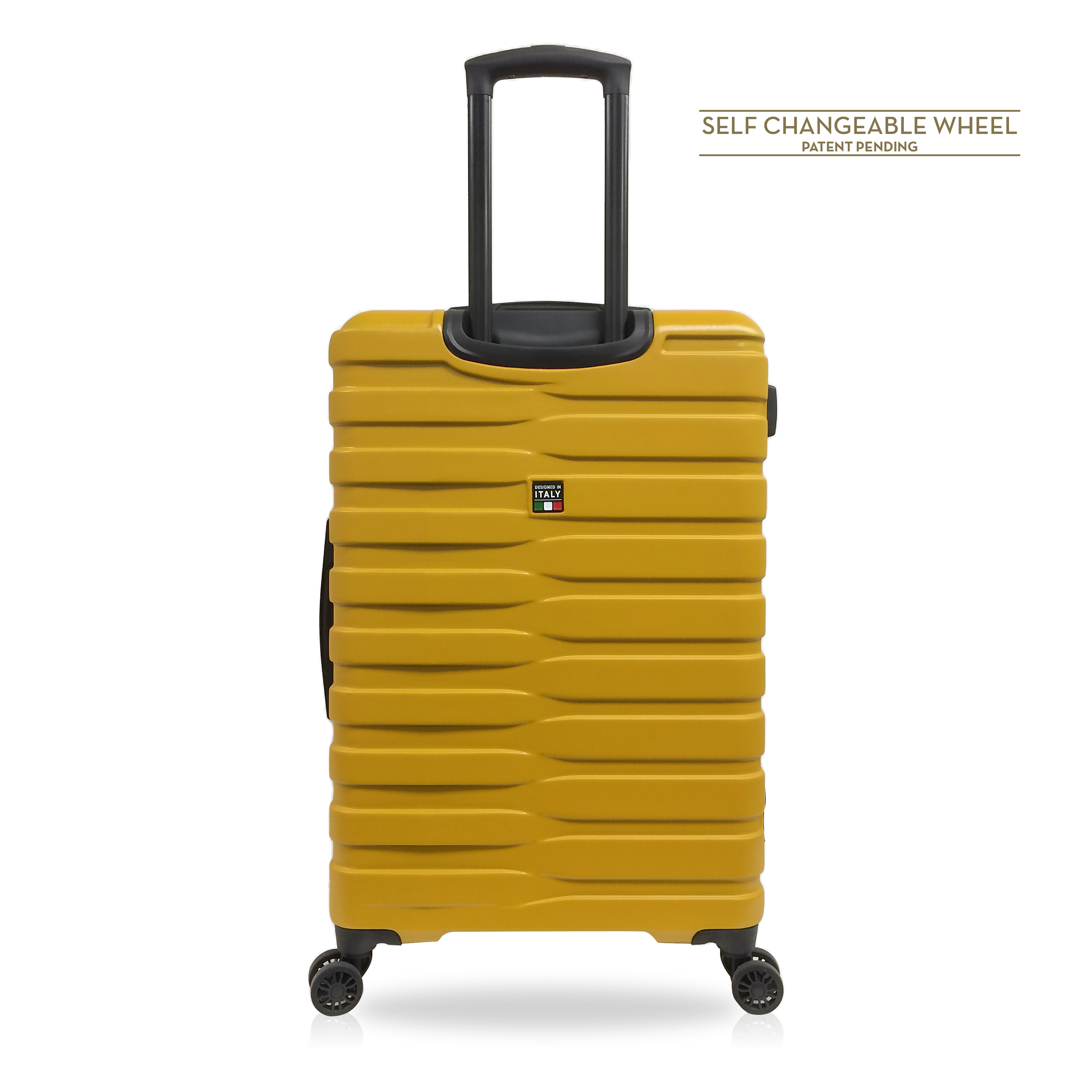 TUCCI Italy LA GITA 3 PC Spinner Hard Side Rolling Suitcase