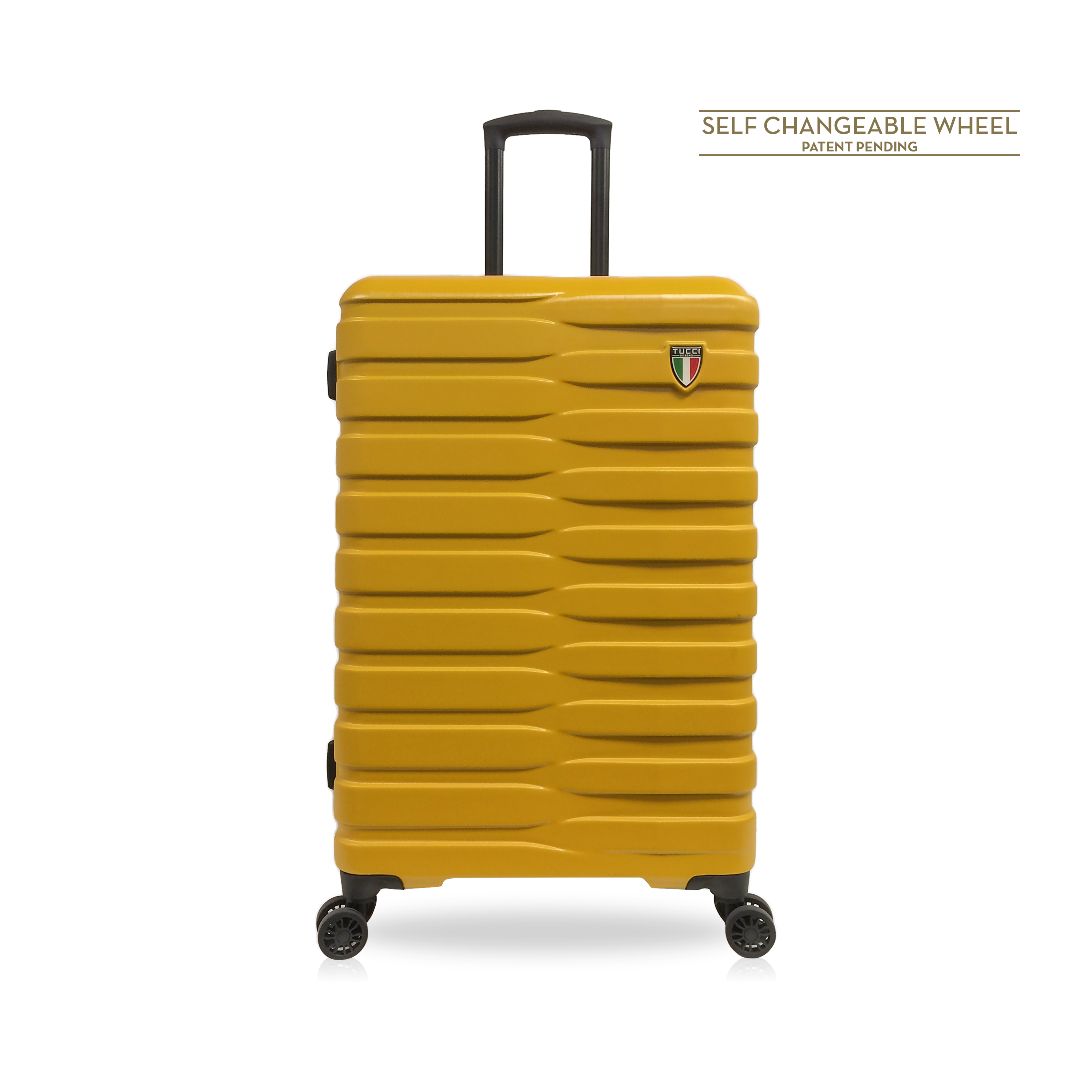 TUCCI Italy LA GITA 26" 4-Wheeled Durable Suitcase