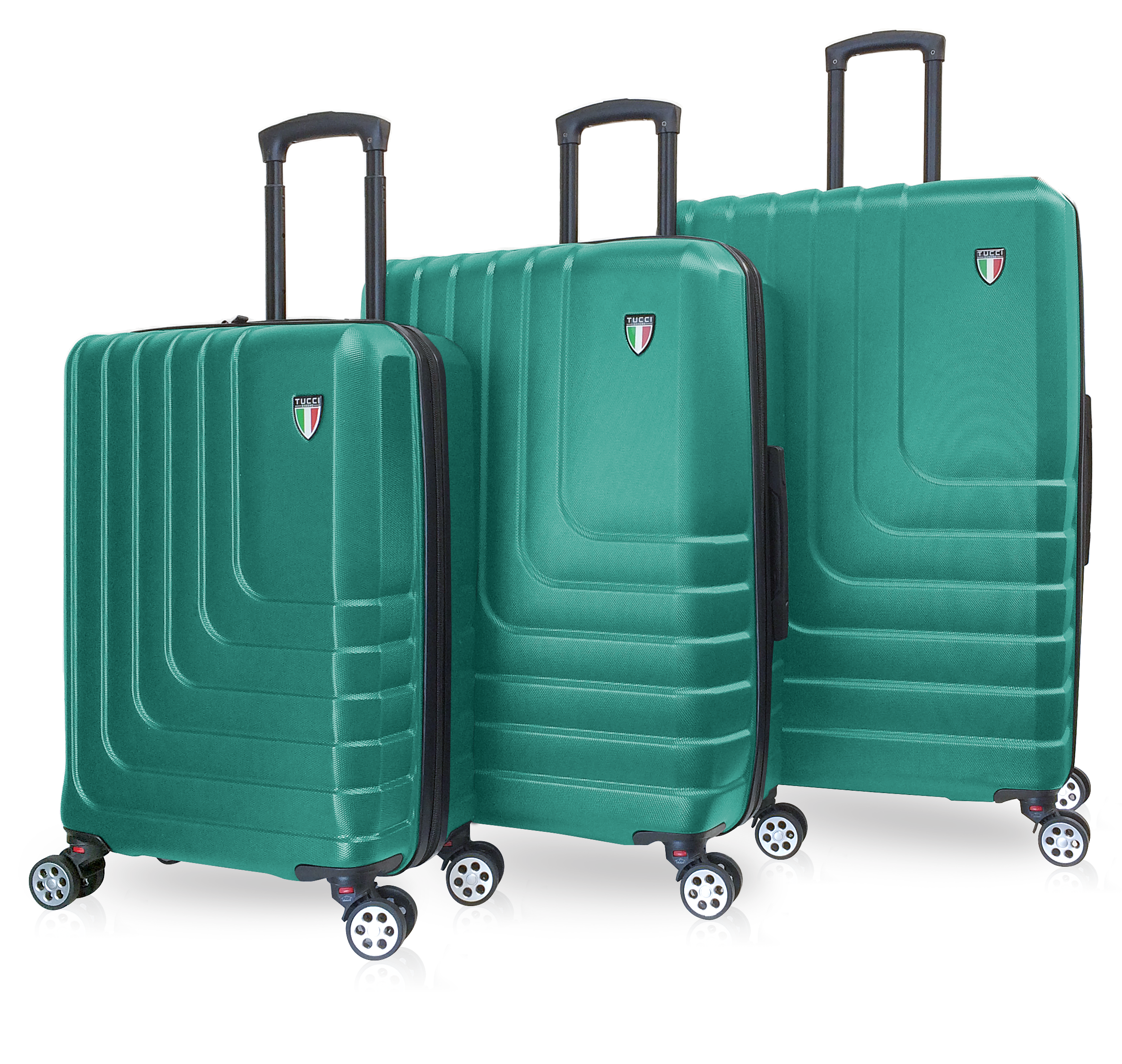 Green luggage set deals