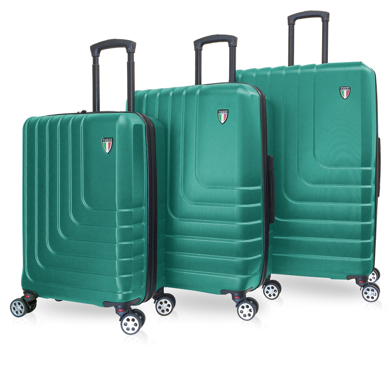 TUCCI Italy CARINO (22", 26", 30") Expandable Luggage Suitcase Set