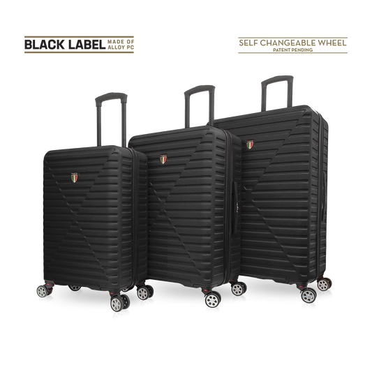 TUCCI CARINA 3 PC (18", 26", 30") Hardcase Luggage Set