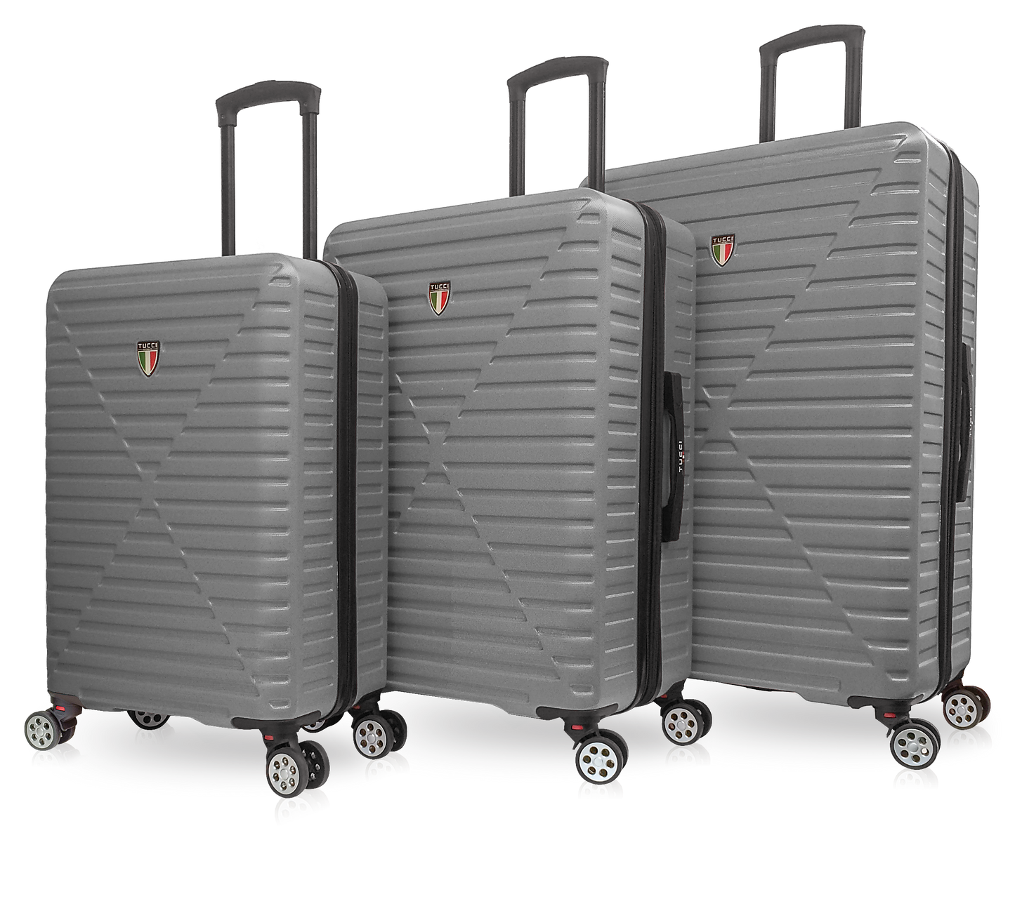 TUCCI CARINA 3 PC (18", 26", 30") Hardcase Luggage Set