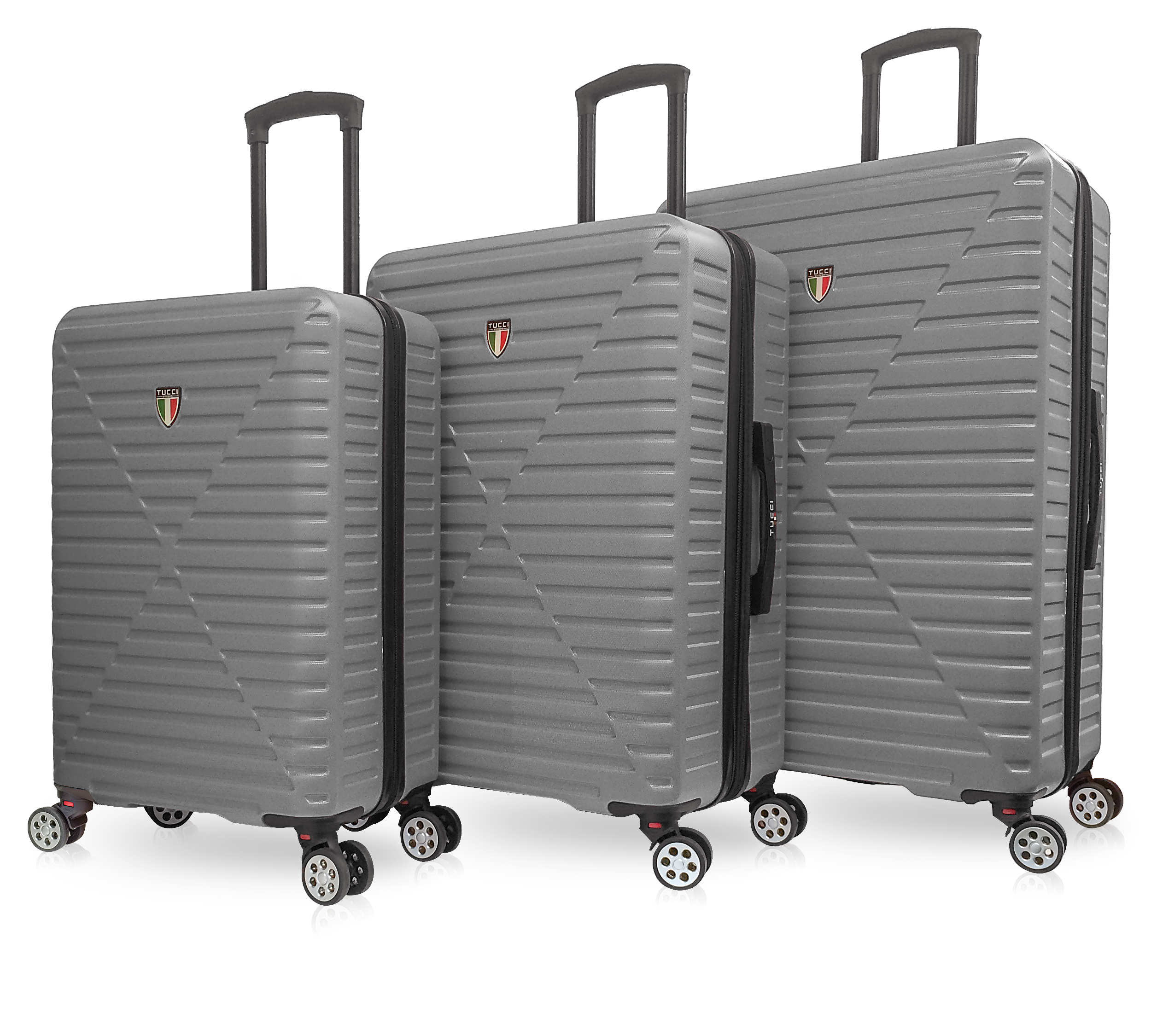 TUCCI CARINA 3 PC (18", 26", 30") Hardcase Luggage Set