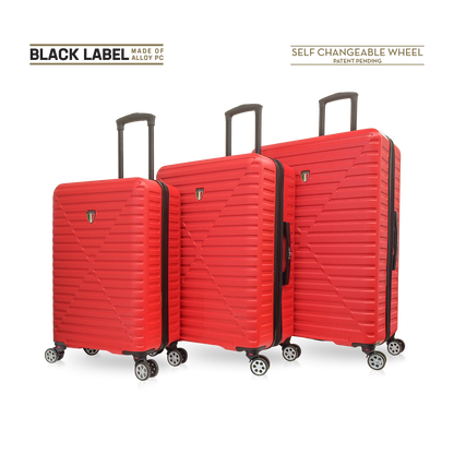 TUCCI CARINA 3 PC (18", 26", 30") Hardcase Luggage Set