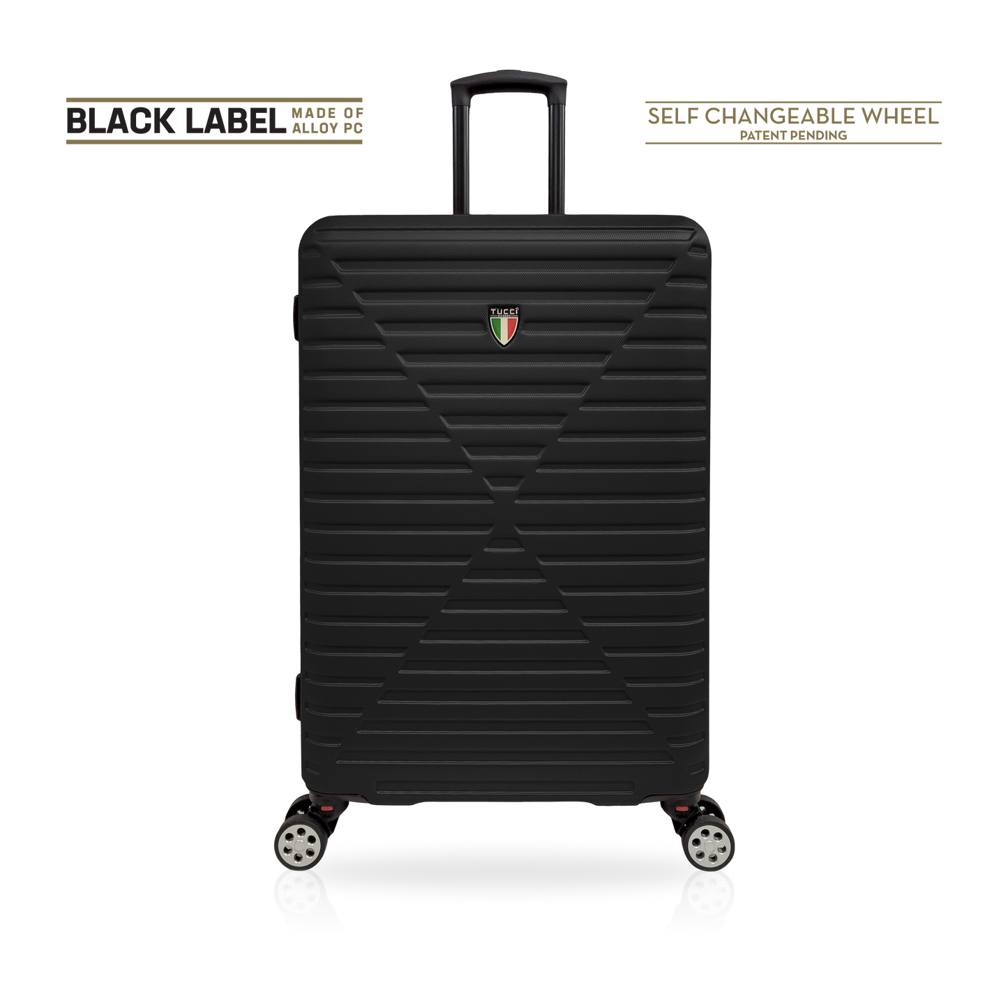 TUCCI CARINA 3 PC (18", 26", 30") Hardcase Luggage Set