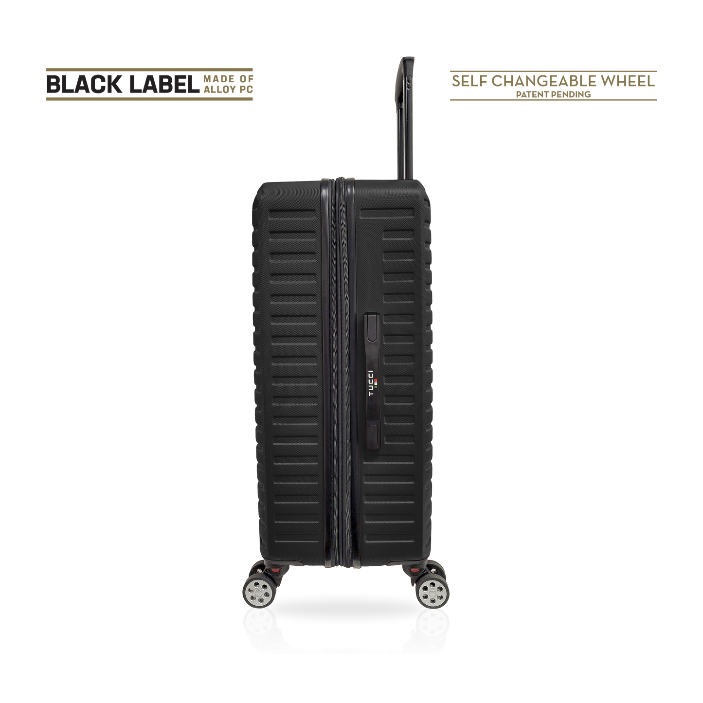 TUCCI CARINA 3 PC (18", 26", 30") Hardcase Luggage Set