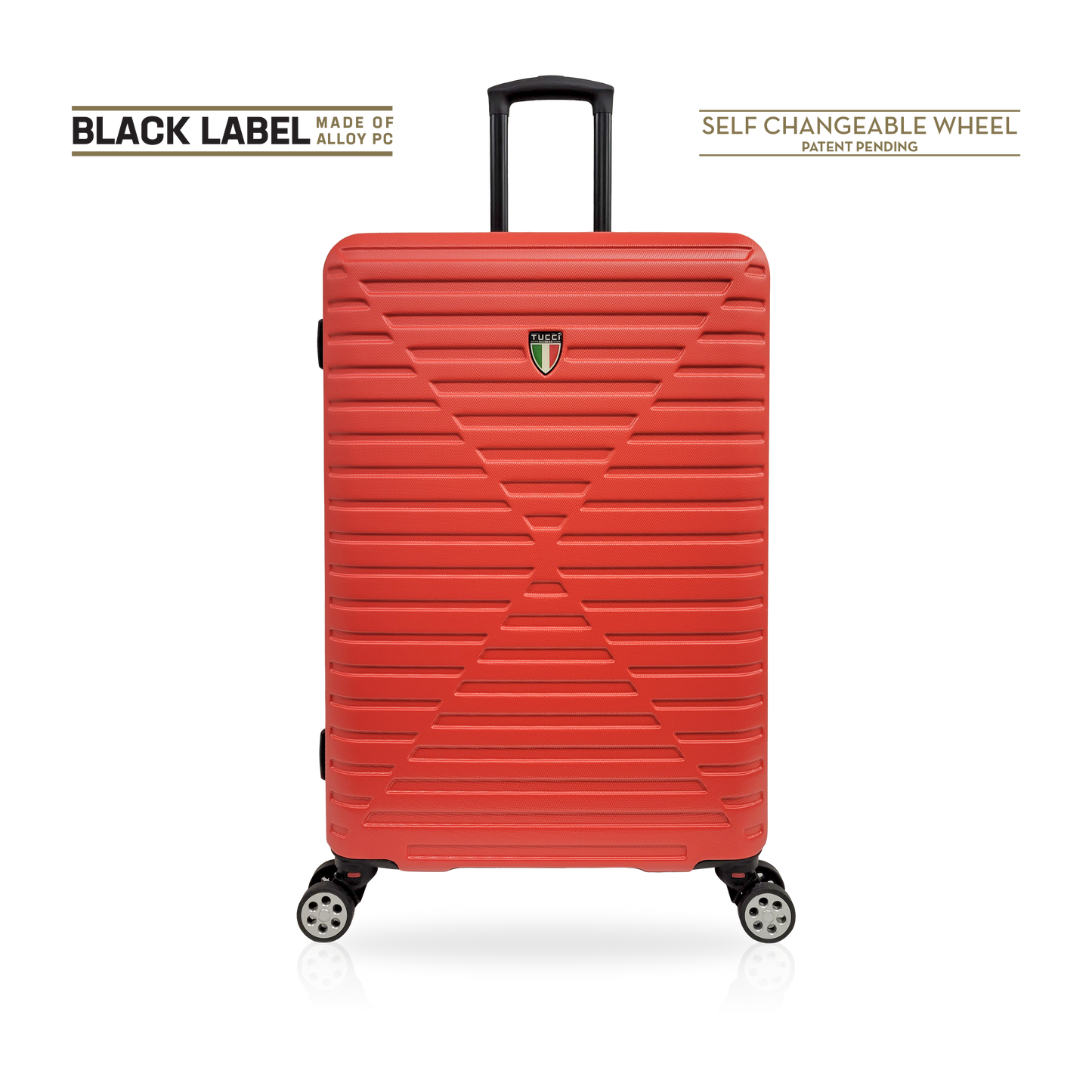 TUCCI CARINA 3 PC (18", 26", 30") Hardcase Luggage Set