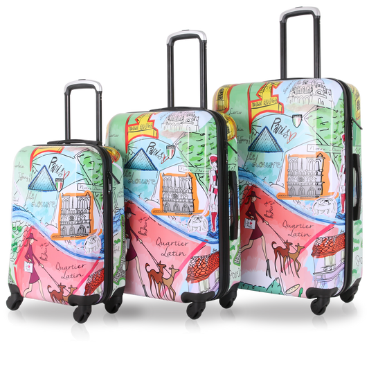 Tucci J'AIME PARIS/ 3PC SET Luggage ( 20"/24"/28")