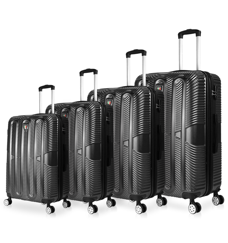 TUCCI Italy SPECIALI 4 PC (20', 28', 30', 32') Detachable Spinner Wheel Suitcase Set