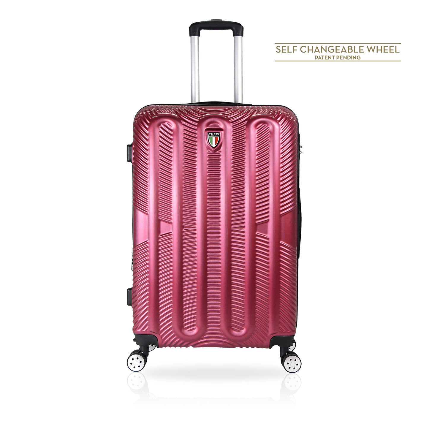 TUCCI Italy SPECIALI 32" Detachable Large Spinner Wheel Suitcase